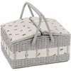Image de Panier à couture motif abeille - 26x35x19 cm - Hobby Gift(...) - Multicolore