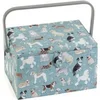 Image de Coffret à couture motif Chiens - 18.5x25.5x14.5 cm -(...) - Multicolore