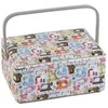 Image de Coffret à couture motif machine à coudre - 15 x 23.5 x 10 cm -(...) - Multicolore