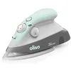 Image de oliso M3Pro Textile Compact Fabric Project Fer à vapeur avec Solemate Protection de la plaque chauffantepeur avec Solemate Hot Iron Rest, Aqua en occasion ou reconditionné