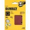 Image de Feuille abrasive - grain 80 - 115 x 115 mm - 10 pièces - DT3022