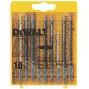 Image de Lot de 10 lames pour scie sauteuse DeWalt