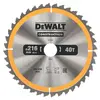 Image de Lame de scie circulaire TCT à usage général 216 x 30mm 40 dents DeWalt