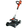 Image de Outil de tonte 3 en 1 sans fil Black+Decker Coupe Bordure, Tondeuse et Dresse Bordure 28cm 18V