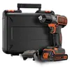 Image de Black&Decker Perceuse visseuse sans fil 18 V lithium-ion Autosense ASD184K