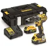 Image de Perceuse visseuse 18V XR + 2 batteries 5Ah + chargeur + coffret TSTAK - - DCD791P2-QW