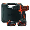 Image de BLACK + DECKER BDCDD12KB-QW Perceuse visseuse sans fil - 12 V - 2 batteries 1,5 Ah - Chargeur inclus - Livrée en coffret