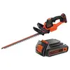 Image de Taille haies sans fil 18V + Batterie lithium 2 Ah lame 50 cm Chargeur Black Decker
