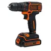 Image de Black and Decker - Perceuse visseuse sans fil 18 V 1.5 Ah 2 batteries avec coffret - BDCDC