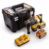 Image de Marteau SDS-Plus 3,5J (EPTA) - 54V XR FLEXVOLT - 2 Batteries 9.0 Ah, chargeur, mallette de transport - DCH333X2