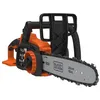Image de BLACK+DECKER Tronçonneuse Sans Fil 18V, Tronçonneuse Electrique 25 cm avec Réservoir 55 ml, Lubrification Semi-Automatique, Tendeur de Chaine Sans Outil, Sans Batterie, Ni Chargeur, GKC1825LB-XJ en occasion ou reconditionné