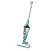 Image de Black & Decker SteaMitt FSMH1321JSM - Nettoyeur à vapeur - balai - sans sac - blanc/bleu aqua