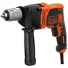Image de BLACK+DECKER BEH850K-QS Perceuse à percussion filaire - 850W - 54 400 cps/min - 6 accessoires - Guide de profondeur - Poignée latérale - Livrée en coffret en occasion ou reconditionné