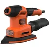 Image de BLACK+DECKER BEW200-QS Multiponceuse filaire - 200W - 2mm de diamètre d'orbite - 6 abrasifs, 2 plateaux et 1 doigt de ponçage - Collecteur à action cyclonique en occasion ou reconditionné