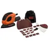 Image de Black and Decker - Ponceuse de finition Mouse 55 W avec 15 accessoires en softbag - BEW230