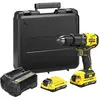 Image de STANLEY FATMAX V20 Perceuse à Percussion Sans Fil 18V Li-Ion 60 Nm Moteur Brushless 32 300 cps/mn avec 1 Mallette 2 Batteries 2 Ah 1 Chargeur SFMCD715D2K-QW en occasion ou reconditionné
