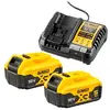 Image de Dewalt Chargeur Et Batterie Dcb1104p2-qw One Size