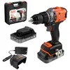 Image de Black & Decker Kit De Perceuse-visseuse à Percussion Sans Balais 18v One Size