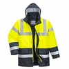 Image de Parka - - Traffic Bicolore Jaune / Marine S466YER