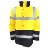 Image de - Veste imperméable haute visibilité - Homme (L) (Jaune/Bleu marine) - UTPC2524