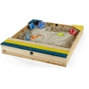 Image de - Bac à sable en bois avec coffre de rangement intégré
