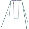 Image de balançoire simple en métal - bleu