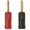 Image de QED Screwloc - Connecteur pour haut-parleur - prise banane prise - noir, rouge (pack de 10)