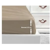 Image de Drap Housse 100% coton 90x190x25 cm beige