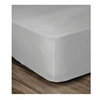 Image de Drap Housse 100% coton 160x200x25 cm gris clair
