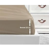 Image de Drap Housse 100% coton 160x200x25 cm beige