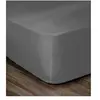 Image de Drap Housse 100% coton 140x190x30 cm gris fonce