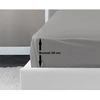 Image de Drap Housse 100% coton 160x200x30 cm gris clair