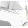 Image de Drap Plat 100% coton 180x290 cm blanc