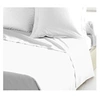 Image de drap plat 100% coton 240x300 cm blanc