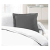 Image de Lot de 2 Taies d'Oreillers 100% coton 63x63 cm gris foncé