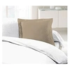 Image de LOVELY HOME Lot de 2 Taies d'Oreillers 100% coton 63x63 cm beige