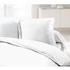 Image de LOVELY HOME Lot de 2 Taies d'Oreillers 100% coton 63x63 cm blanc