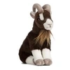 Image de Peluche chèvre brune assise 22 cm - AN408
