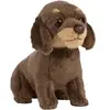 Image de Peluche enfant Akah Animal Wire-haired Dachshund Puppy Marron 16 cm 78285000