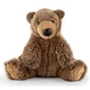 Image de - peluche sonore ours brun 24 cm