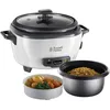 Image de Russell Hobbs Cuiseur de Riz [Moyen] Mijoteuse (0,8L, 4 portions, Idéal aussi pour légumes/poisson etc., cuillère à riz & verre doseur incl., réchauffe, Bol antiadhésif amovible lavable) 27030-56 en occasion ou reconditionné