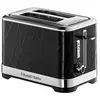 Image de Structure 28091-56 - Grille-pain - 2 tranche - 2 Emplacements - noir avec des touches d'inox