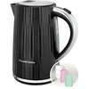 Image de Russell Hobbs Bouilloire électrique (Eau chaude, thé, café, 1,7 L, couvercle à ouverture par pression, bec verseur parfait, filtre amovible et lavable, voyant lumineux, noir, 2400W) Eden 27361-70 en occasion ou reconditionné