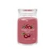 Image de Bougie signature cerise griotte grand modèle - - Rose - Verre