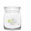 Image de Bougie signature jasmin de minuit modèle moyen - - Blanc - Verre