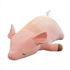 Image de Animal en peluche cochon mignon 60cm - multicolore