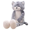 Image de Chat en peluche 70cm mignon pour enfants - Bleu