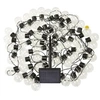 Image de Guirlande solaire Globulb 40 LED blanc chaud 13,7 m, panneau solaire, IP44