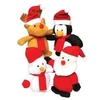 Image de Peluches amis de Noël à rembourrage à offrir et à glisser dans les pochettes-surprises des enfants (Lot de 4).