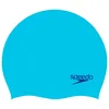 Image de Speedo - Plain Moulded Silicone Junior - Bonnet natation Blue - Taille unique